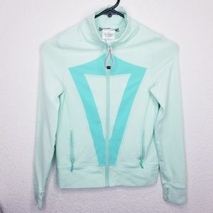Ivivva Athleta Girls Size 10 Sweater Mint and Teal